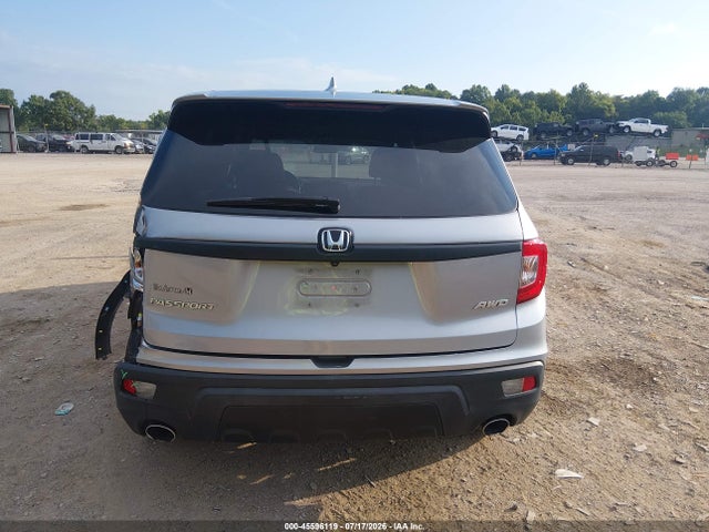 2021 Honda Passport Awd Ex-l მანქანა იყიდება აუქციონზე, vin: 5FNYF8H59MB024787, აუქციონის ნომერი: 45596119