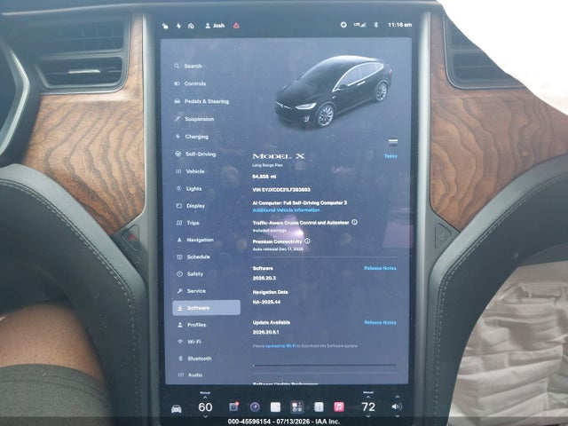 5YJXCDE21LF283683 Tesla Model X Long Range Dual Motor All-wheel Drive/long Range Plus Dual Motor All-wheel Drive