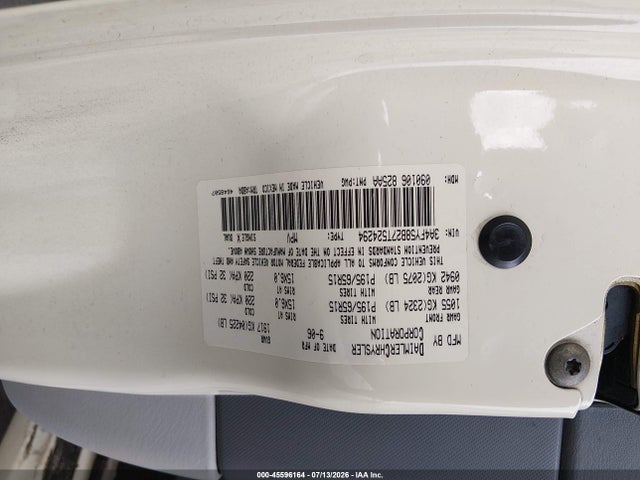 Продаж на аукціоні авто 2007 Chrysler Pt Cruiser Touring, vin: 3A4FY58B27T524294, номер лоту: 45596164