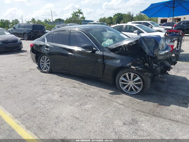 2015 Infiniti Q50 Premium/sport მანქანა იყიდება აუქციონზე, vin: JN1BV7AP4FM343848, აუქციონის ნომერი: 45596306