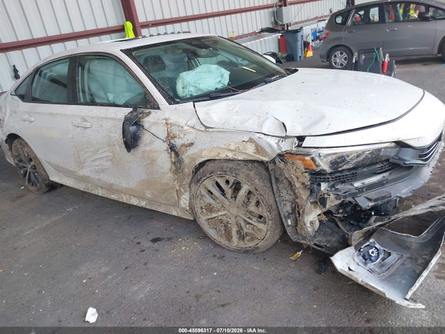 45596317 :رقم المزاد ، 2HGFE1F90NH305056 vin ، 2022 Honda Civic Touring مزاد بيع