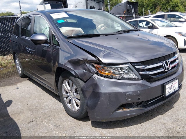 45596626 :رقم المزاد ، 5FNRL5H66FB037827 vin ، 2015 Honda Odyssey Ex-l مزاد بيع