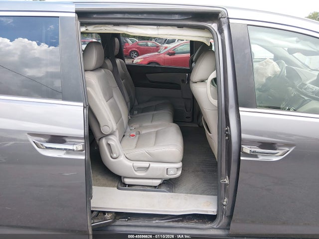 45596626 :رقم المزاد ، 5FNRL5H66FB037827 vin ، 2015 Honda Odyssey Ex-l مزاد بيع