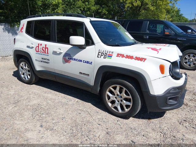 2015 Jeep Renegade Latitude მანქანა იყიდება აუქციონზე, vin: ZACCJABT0FPB27809, აუქციონის ნომერი: 45596710