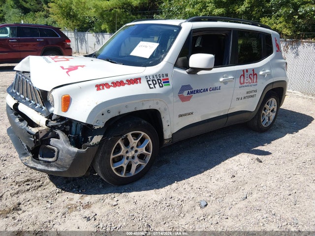 2015 Jeep Renegade Latitude მანქანა იყიდება აუქციონზე, vin: ZACCJABT0FPB27809, აუქციონის ნომერი: 45596710
