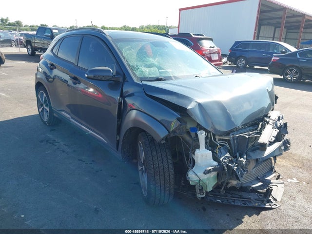 2018 Hyundai Kona Limited მანქანა იყიდება აუქციონზე, vin: KM8K33A52JU085604, აუქციონის ნომერი: 45596748