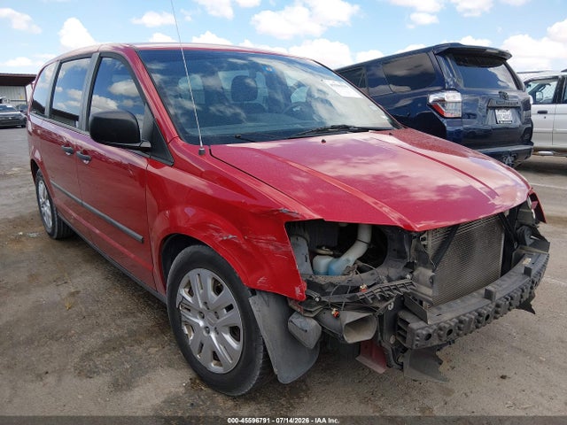 45596791 :رقم المزاد ، 2C4RDGBG4ER226618 vin ، 2014 Dodge Grand Caravan American Value Pkg مزاد بيع