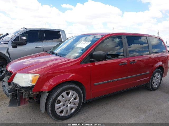 45596791 :رقم المزاد ، 2C4RDGBG4ER226618 vin ، 2014 Dodge Grand Caravan American Value Pkg مزاد بيع