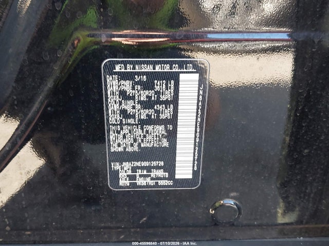 2016 Infiniti Qx80 Limited მანქანა იყიდება აუქციონზე, vin: JN8AZ2NE9G9125728, აუქციონის ნომერი: 45596840