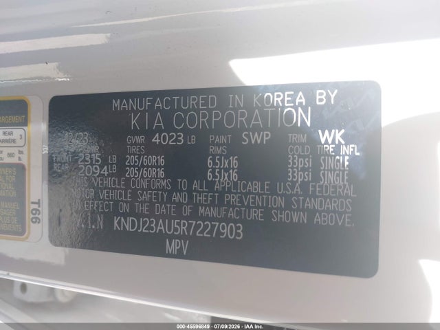 KIA SOUL LX 2024 KNDJ23AU5R7227903 Image 9