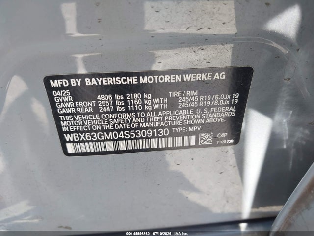 BMW X2 Xdrive28i 2025 WBX63GM04S5309130 Image 9