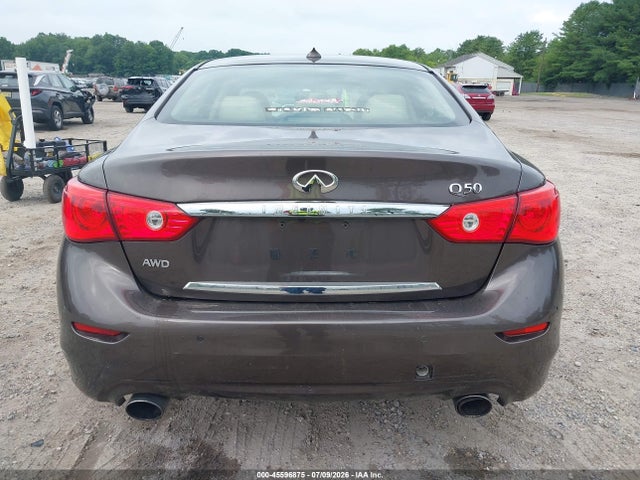 Продаж на аукціоні авто 2016 Infiniti Q50 3.0t Premium, vin: JN1EV7AR7GM343617, номер лоту: 45596875