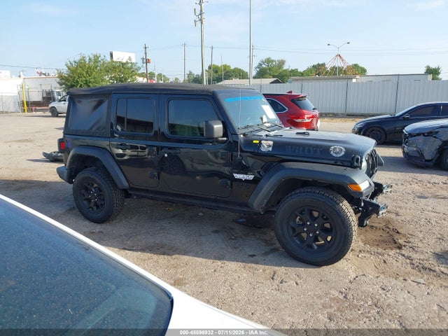 Продаж на аукціоні авто 2022 Jeep Wrangler Unlimited Willys 4x4, vin: 1C4HJXDG0NW194663, номер лоту: 45596932
