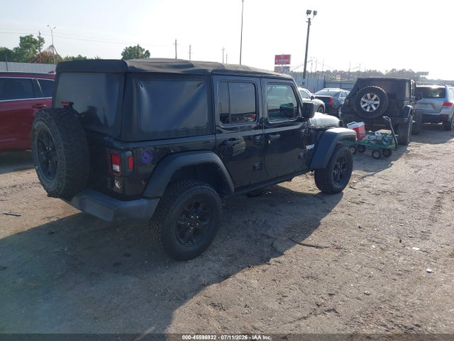Продаж на аукціоні авто 2022 Jeep Wrangler Unlimited Willys 4x4, vin: 1C4HJXDG0NW194663, номер лоту: 45596932
