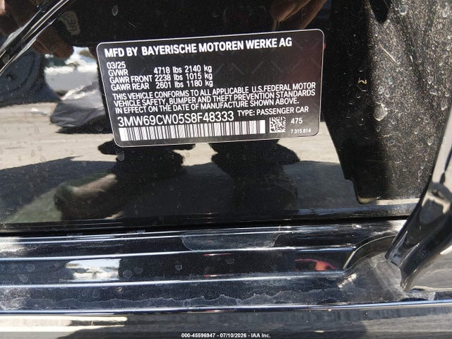BMW 330I 2025 3MW69CW05S8F48333 Image 9