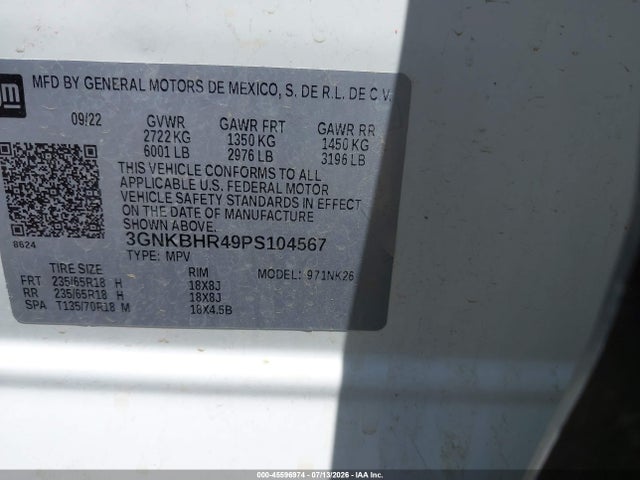 Chevrolet Blazer Awd 2lt 2023 3GNKBHR49PS104567 Image 9