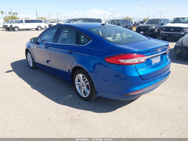 3FA6P0UUXJR100665 Ford Fusion Hybrid S