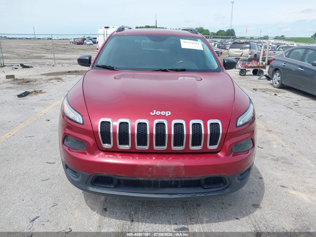 2016 Jeep Cherokee Sport მანქანა იყიდება აუქციონზე, vin: 1C4PJLAB0GW216872, აუქციონის ნომერი: 45597091