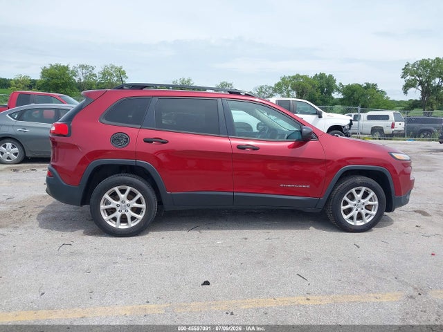 2016 Jeep Cherokee Sport მანქანა იყიდება აუქციონზე, vin: 1C4PJLAB0GW216872, აუქციონის ნომერი: 45597091