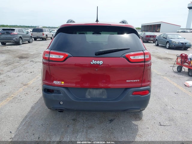 2016 Jeep Cherokee Sport მანქანა იყიდება აუქციონზე, vin: 1C4PJLAB0GW216872, აუქციონის ნომერი: 45597091