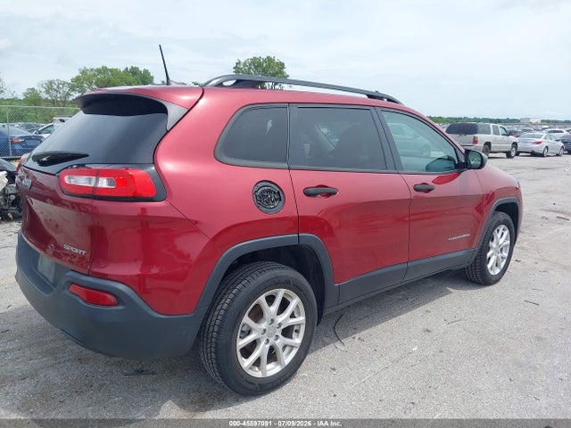 2016 Jeep Cherokee Sport მანქანა იყიდება აუქციონზე, vin: 1C4PJLAB0GW216872, აუქციონის ნომერი: 45597091
