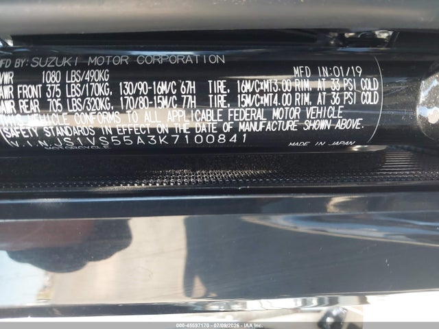 Suzuki Vl800 M/tm 2019 JS1VS55A3K7100841 Image 10