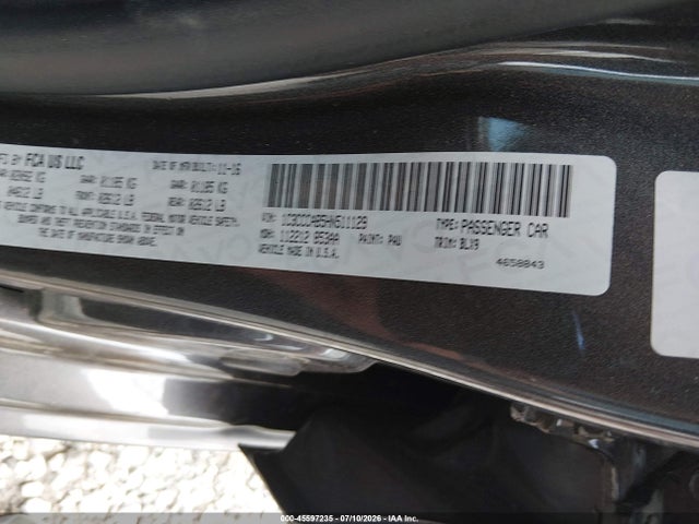 45597235 :رقم المزاد ، 1C3CCCAB5HN511129 vin ، 2017 Chrysler 200 Limited Platinum مزاد بيع