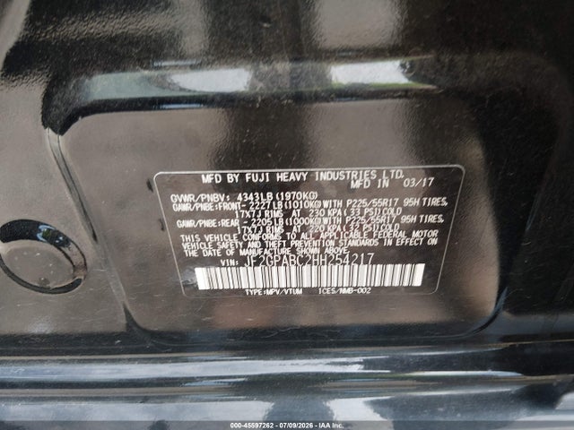 Продажа на аукционе авто 2017 Subaru Crosstrek 2.0i Premium, vin: JF2GPABC2HH254217, номер лота: 45597262