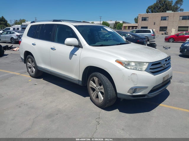 Aukcja sprzedaży 2013 Toyota Highlander Limited V6, vin: 5TDDK3EHXDS177606, numer aukcji: 45597286