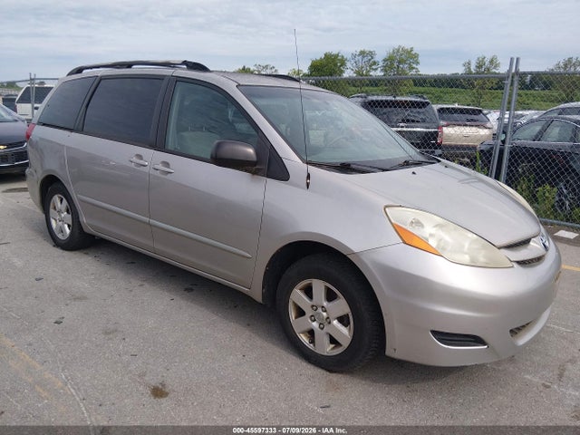 2009 Toyota Sienna Le მანქანა იყიდება აუქციონზე, vin: 5TDZK23C19S242437, აუქციონის ნომერი: 45597333