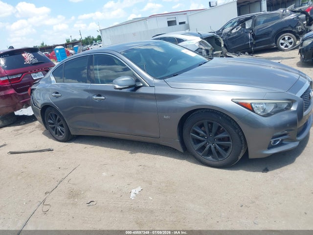 2016 Infiniti Q50 3.0t Premium მანქანა იყიდება აუქციონზე, vin: JN1EV7AP3GM304022, აუქციონის ნომერი: 45597349