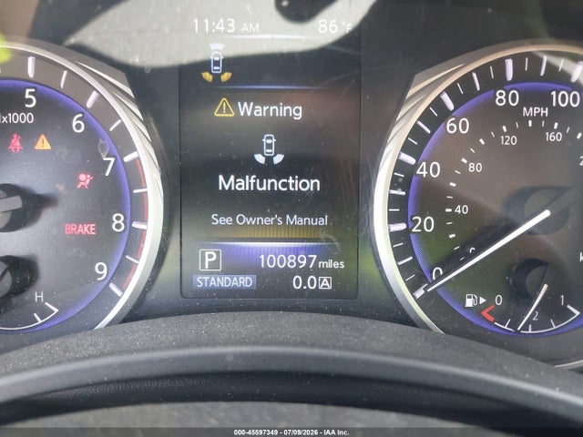 2016 Infiniti Q50 3.0t Premium მანქანა იყიდება აუქციონზე, vin: JN1EV7AP3GM304022, აუქციონის ნომერი: 45597349