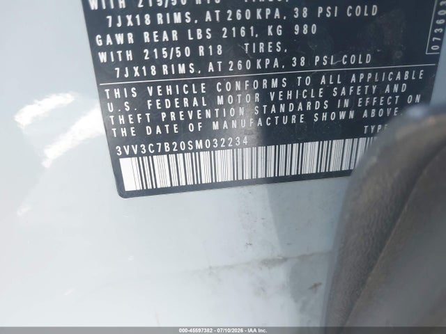 3VV3C7B20SM032234 Volkswagen Taos 1.5t Se Black