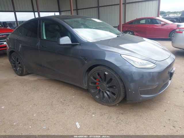 2020 Tesla Model Y Long Range Dual Motor All-wheel Drive/performance Dual Motor All-wheel Drive მანქანა იყიდება აუქციონზე, vin: 5YJYGDEF1LF025322, აუქციონის ნომერი: 45597461