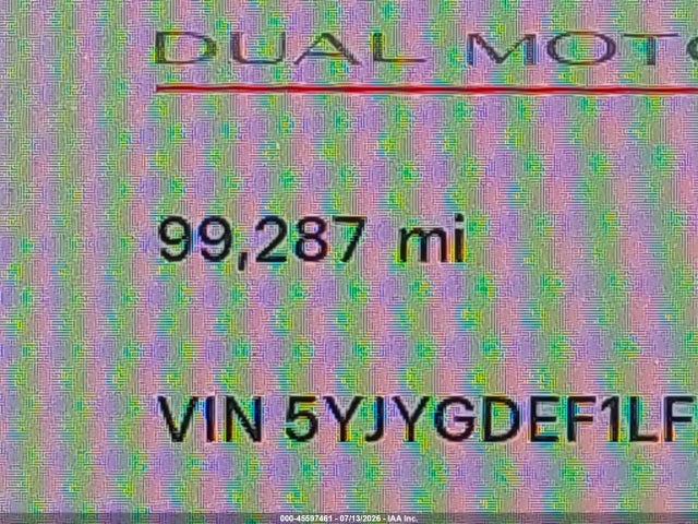 Aukcja sprzedaży 2020 Tesla Model Y Long Range Dual Motor All-wheel Drive/performance Dual Motor All-wheel Drive, vin: 5YJYGDEF1LF025322, numer aukcji: 45597461