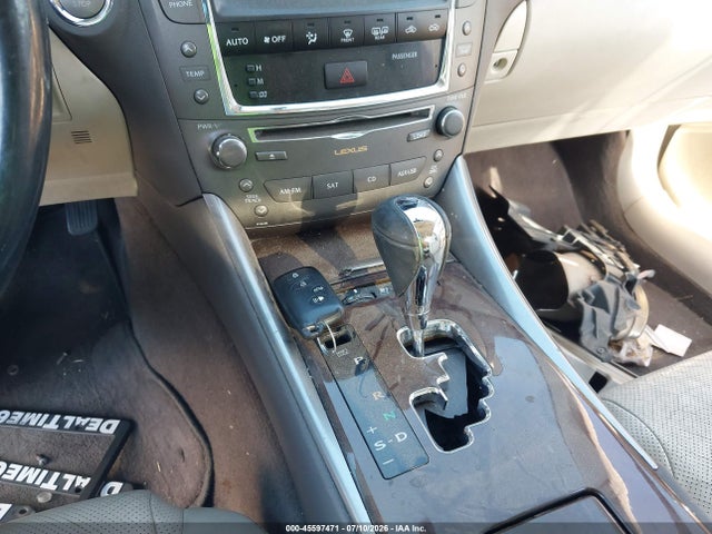 Продаж на аукціоні авто 2010 Lexus Is 250, vin: JTHBF5C20A5110423, номер лоту: 45597471