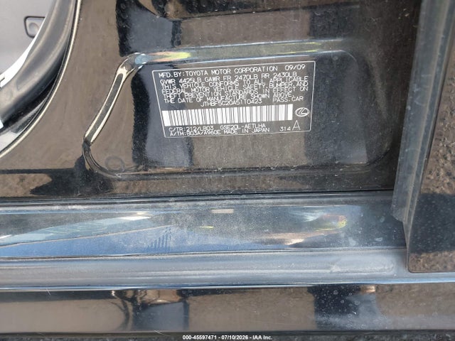 Продаж на аукціоні авто 2010 Lexus Is 250, vin: JTHBF5C20A5110423, номер лоту: 45597471