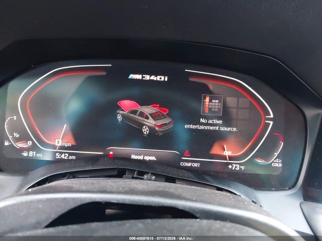 2021 Bmw M340i მანქანა იყიდება აუქციონზე, vin: 3MW5U7J01M8B57983, აუქციონის ნომერი: 45597615