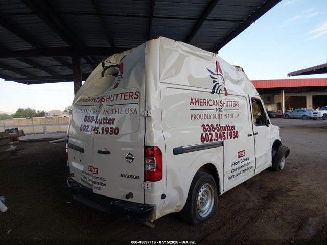 1N6BF0LY8LN810487 Nissan Nv Cargo Nv2500 Hd S High Roof V6