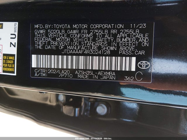 JTDAAAAF4R3024128 Toyota Crown Limited