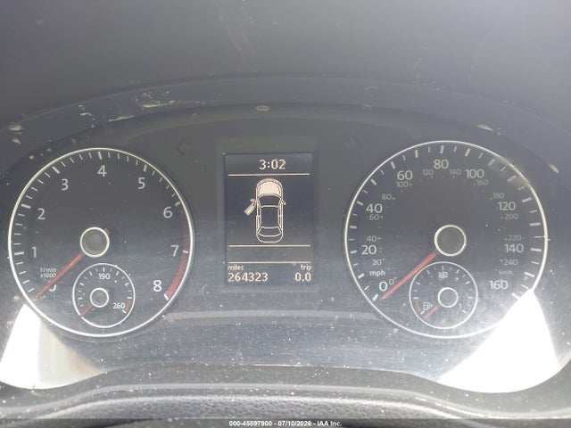2012 Volkswagen Passat 3.6l V6 Se მანქანა იყიდება აუქციონზე, vin: 1VWBM7A3XCC075688, აუქციონის ნომერი: 45597900