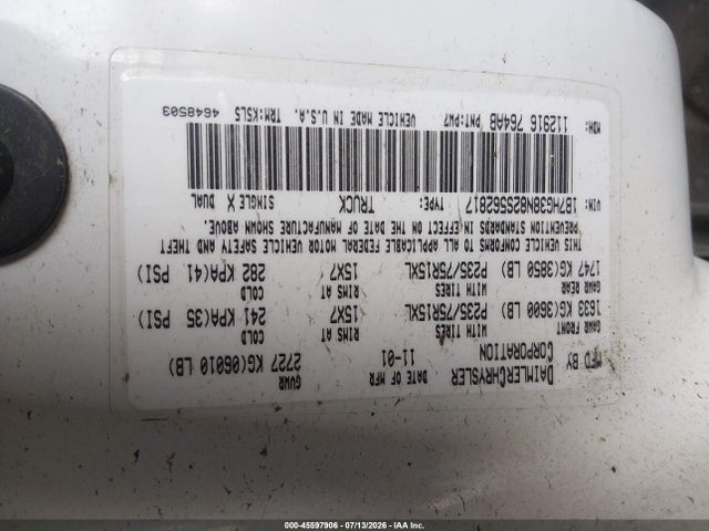 Продажа на аукционе авто 2002 Dodge Dakota Sport, vin: 1B7HG38N82S562817, номер лота: 45597906
