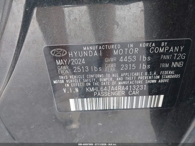 Hyundai SONATA SEL 2024 KMHL64JA4RA413231 Image 9