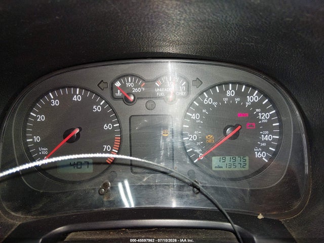 2001 Volkswagen Jetta Gl მანქანა იყიდება აუქციონზე, vin: 3VWRT29M41M019677, აუქციონის ნომერი: 45597962