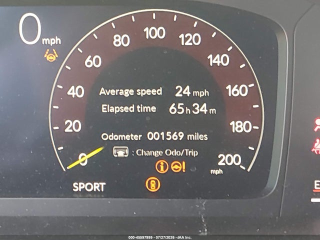 45597999 :رقم المزاد ، JHMFL5G44SX005069 vin ، 2025 Honda Civic Type R مزاد بيع
