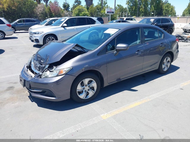 Honda Civic Lx 2014 2HGFB2F58EH539215 Image 2