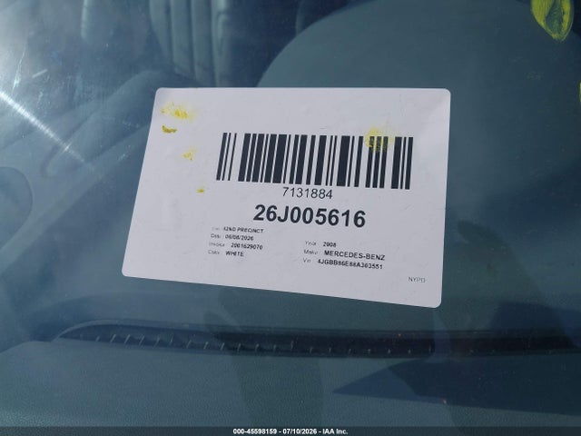 Продажа на аукционе авто 2008 Mercedes-benz M-class 3.5l, vin: 4JGBB86E88A303551, номер лота: 45598159