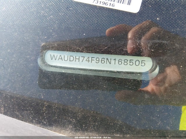 Продаж на аукціоні авто 2006 Audi A6 3.2, vin: WAUDH74F96N168505, номер лоту: 45598169