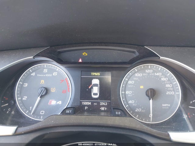 45598221 :رقم المزاد ، WAUBGAFL5AA185232 vin ، 2010 Audi S4 3.0 Premium Plus مزاد بيع