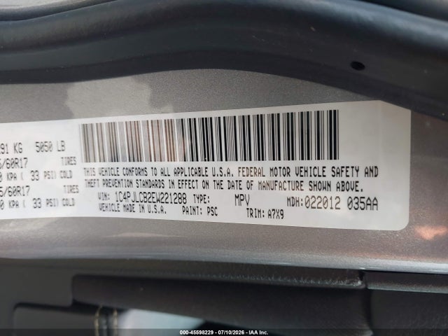 Jeep Cherokee Latitude 2014 1C4PJLCB2EW221288 Image 9